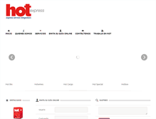 Tablet Screenshot of hotexpress.cl